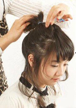 短发扎发发型图片,时尚简约，尽显个性魅力